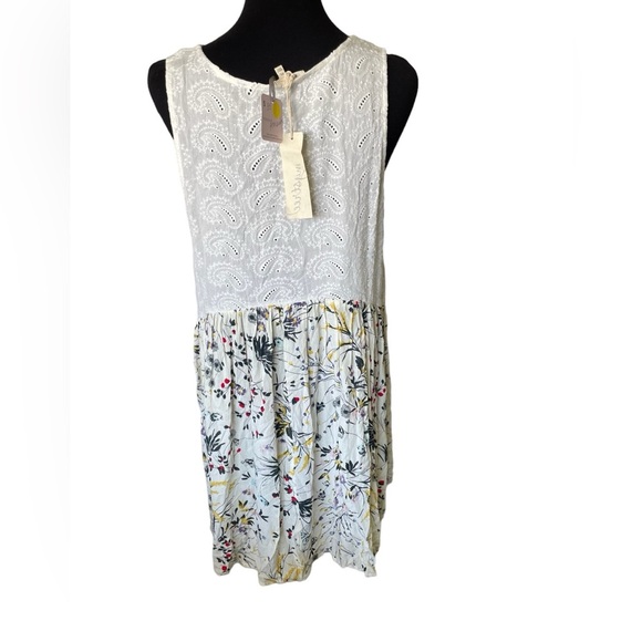 NWT Mystree Amanda Wildflower Tunic/Mini Tank Dress, Size Medium - Picture 3 of 5